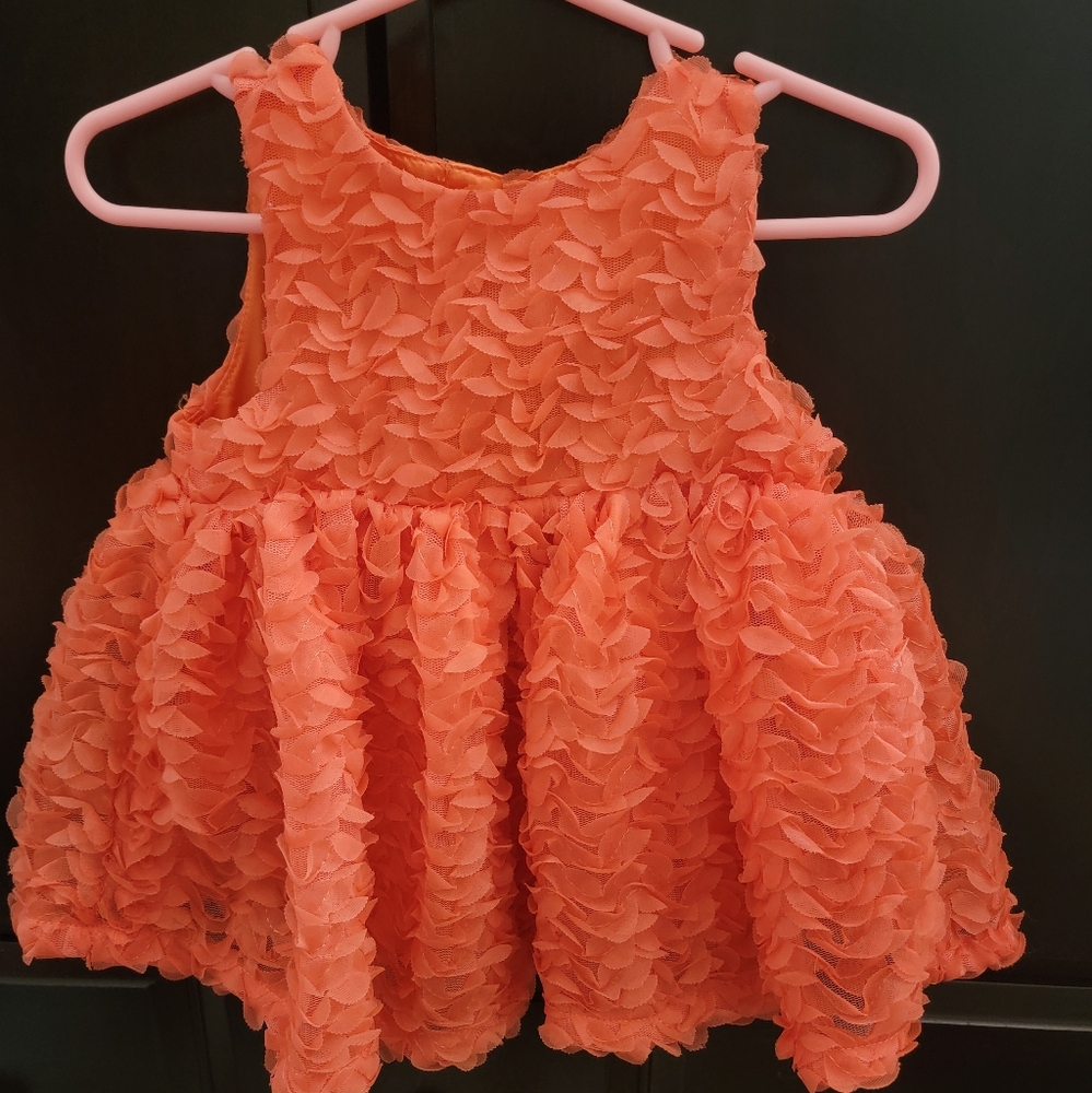Orange Cat and Jack dress baby girl